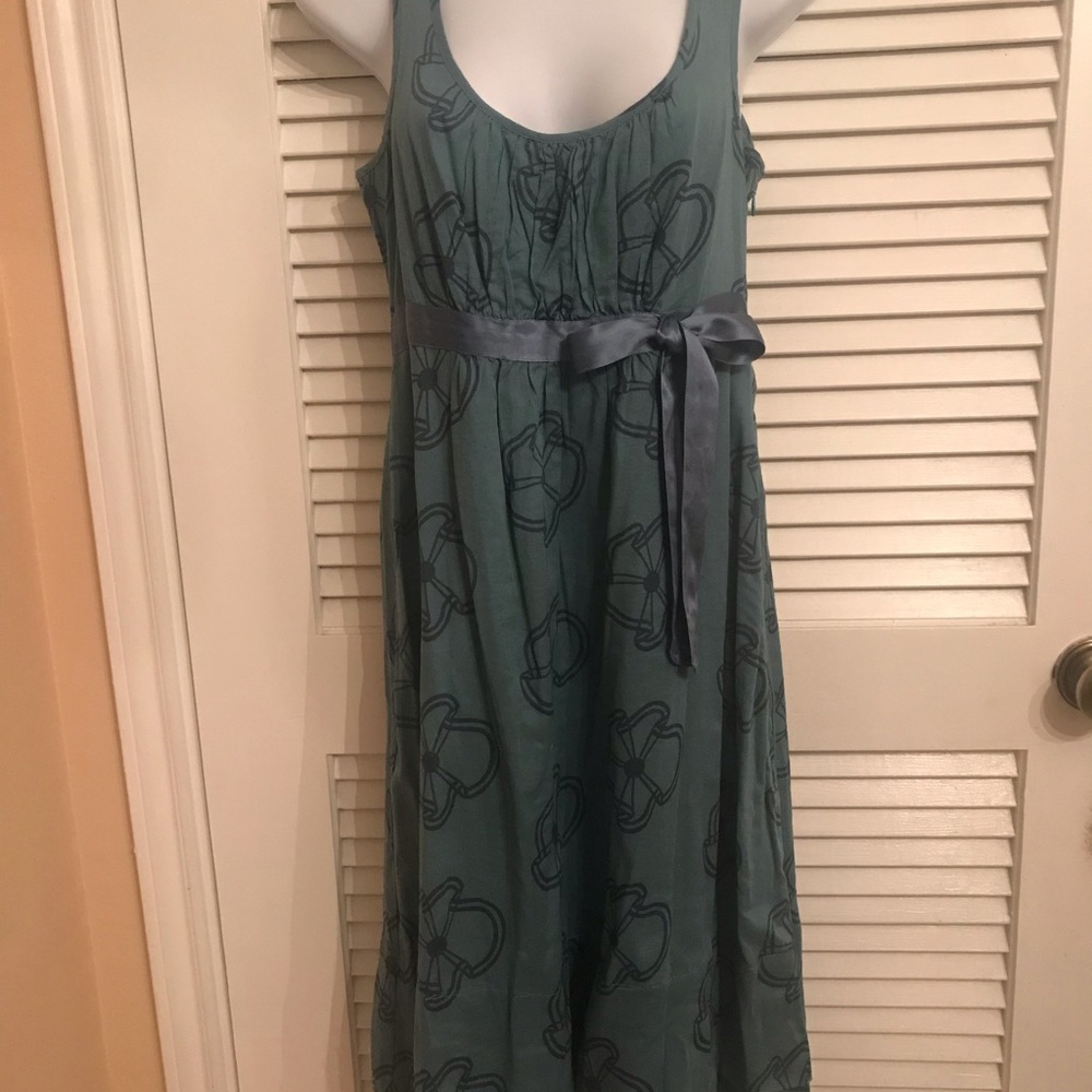 Marc Jacobs Y2K Teal & Blue Floral Dress size 4